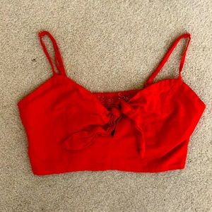 Red Urban Outfitters crop top, lightly used